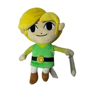 Official Licensed Legend of Zelda Plush Link 8" Plush Little Buddy  Used
